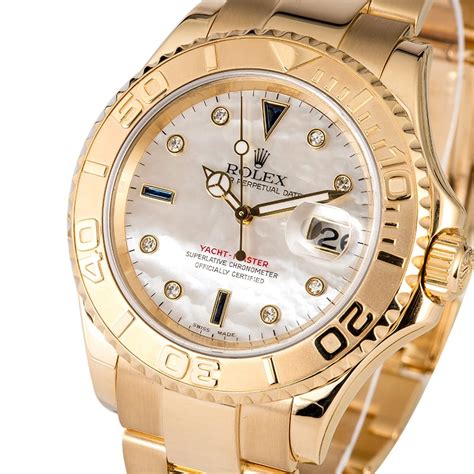 rolex yacht master gold mother of pearl|rolex datejust 36 with diamonds.